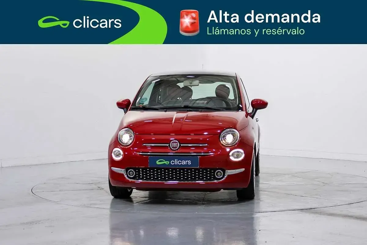 Usado Fiat 500 Lounge 69 CV (50 kW) 2016 Rojo Utilitario
