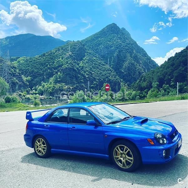 Usado Subaru Impreza 265 CV (194 kW) 2002 Azul Berlina