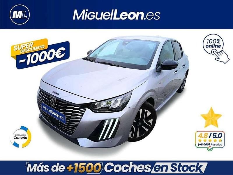 Gris Usado 2025 Peugeot 208 Allure Utilitario | 14.985 € (Precio justo) - Imagen 1/2