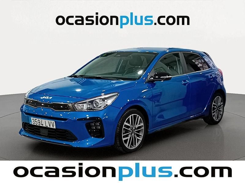 Usado Kia Rio GT-Line 84 CV (61 kW) 2022 Azul Utilitario