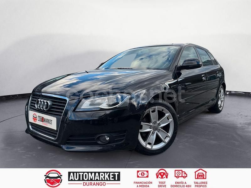 Negro Usado 2010 Audi A3 Ambition Berlina | 7990 € (Buen precio) - Imagen 1/4