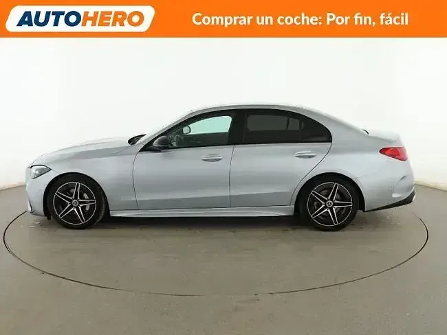 Usado Mercedes C220 AMG line 200 CV (147 kW) 2021 Gris Berlina