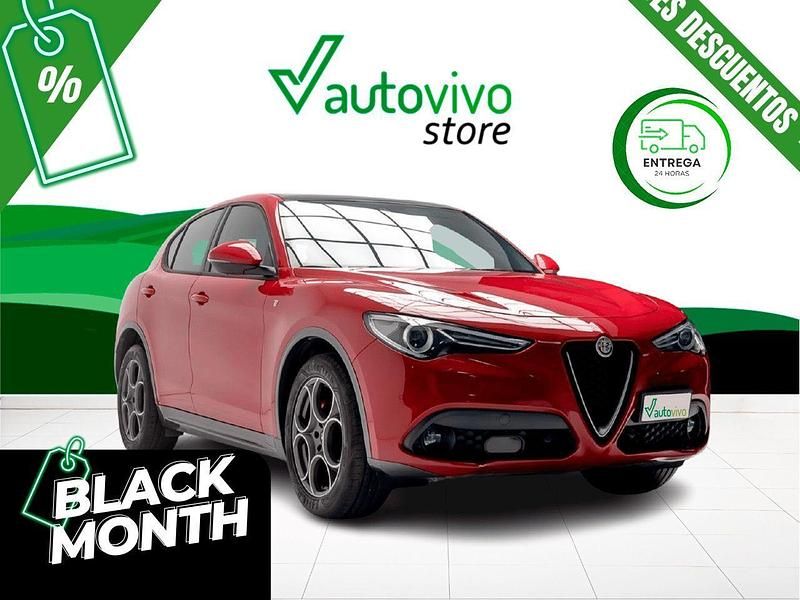 Rojo Usado 2022 Alfa Romeo Stelvio Ti SUV | 32.890 € (Un poco caro) - Imagen 1/4