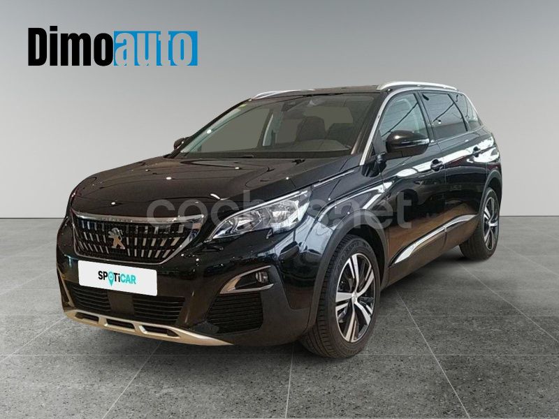 Negro Usado 2020 Peugeot 5008 Allure Monovolumen | 20.600 € (Precio justo) - Imagen 1/4