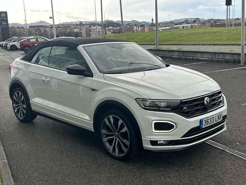 Usado VW T-Roc Cabriolet R-line 150 CV (110 kW) 2021 Blanco Descapotable