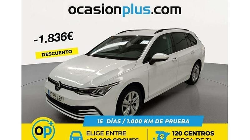 Usado VW Golf VIII Life 116 CV (85 kW) 2021 Blanco Familiar