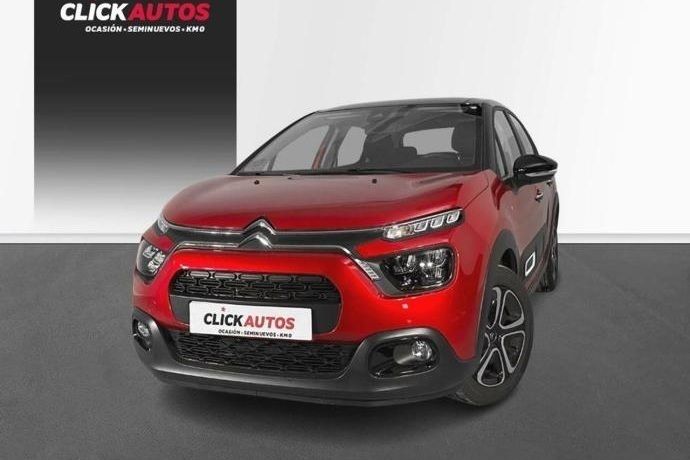 Negro Usado 2022 Citroën C3 Feel Utilitario | 13.150 € (Precio justo) - Imagen 1/4