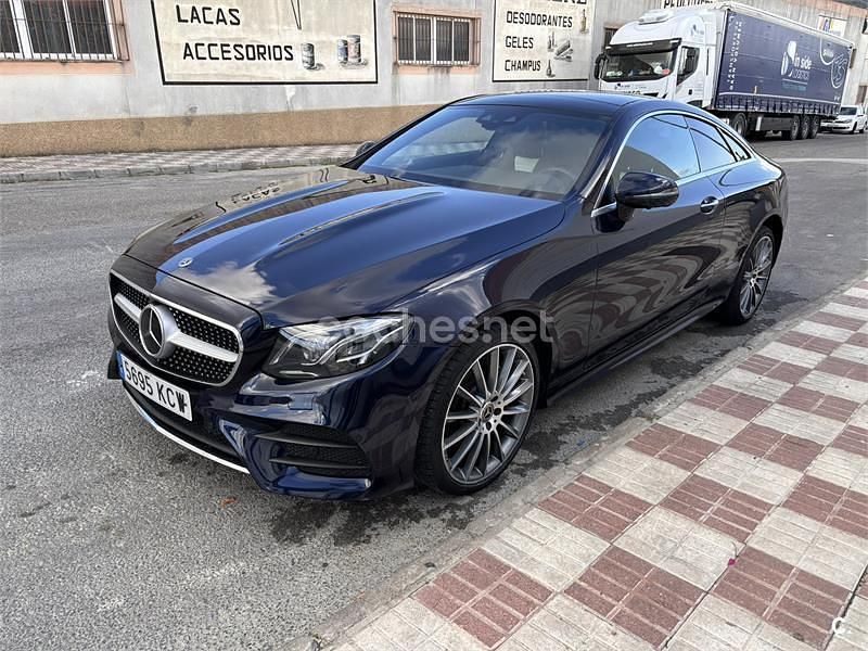 Usado Mercedes E220 194 CV (142 kW) 2017 Azul Coupe