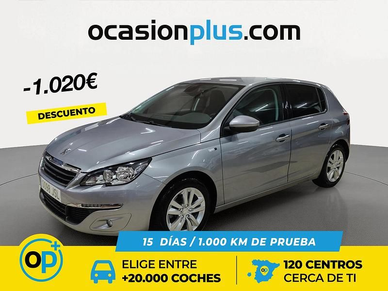 Usado Peugeot 308 Style 130 CV (95 kW) 2016 Gris