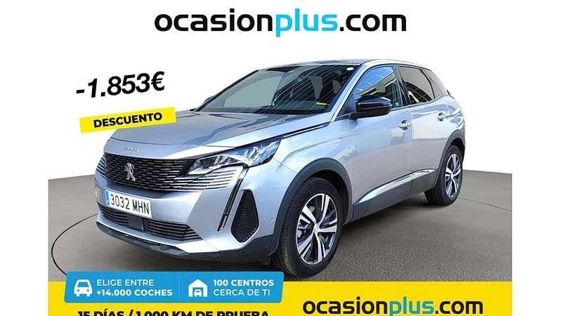 Gris Usado 2023 Peugeot 3008 Allure Monovolumen | 18.537 € (Precio justo) - Imagen 1/4