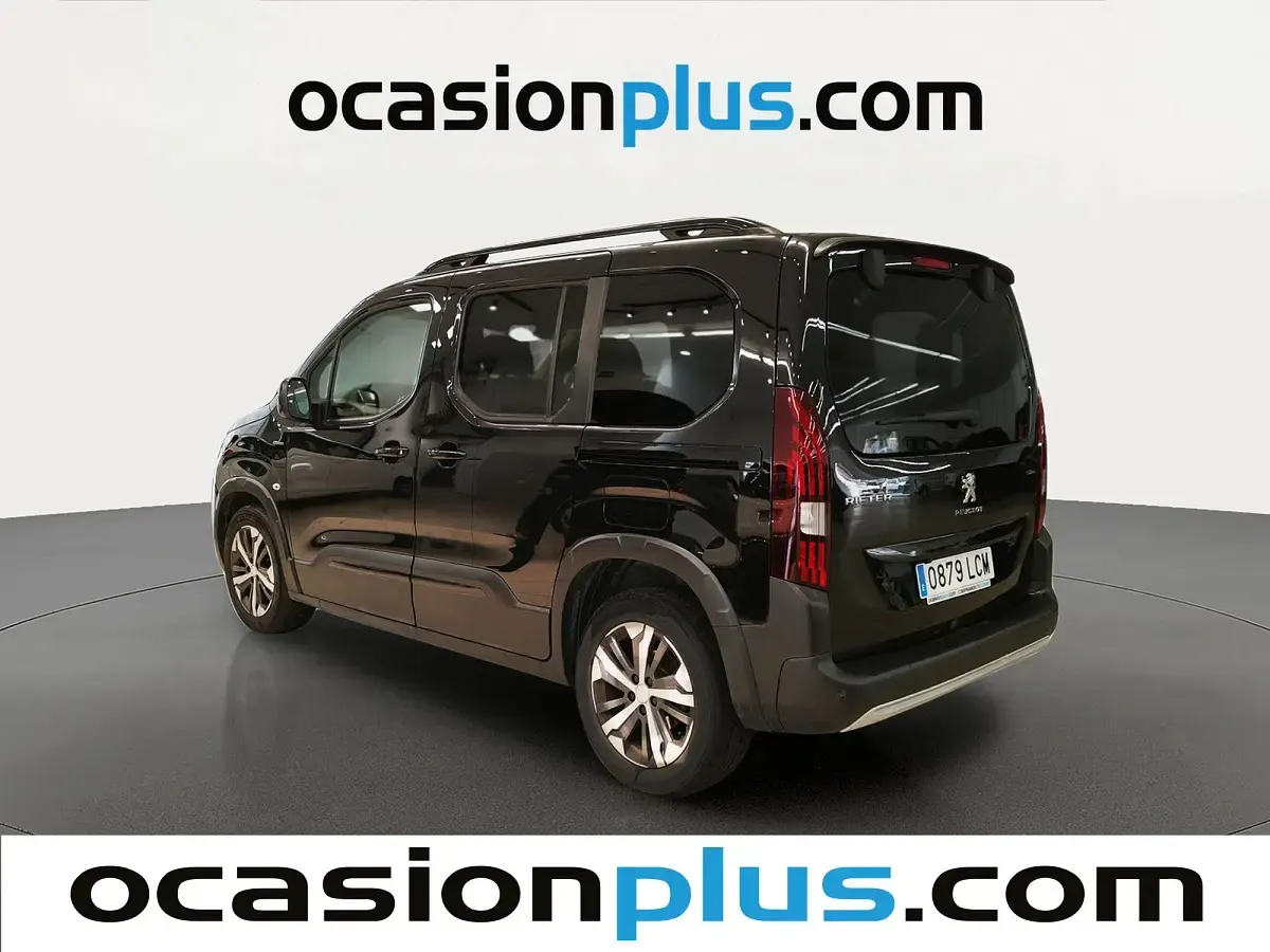 Usado Peugeot Rifter GT-line 131 CV (96 kW) 2019 Negro Monovolumen