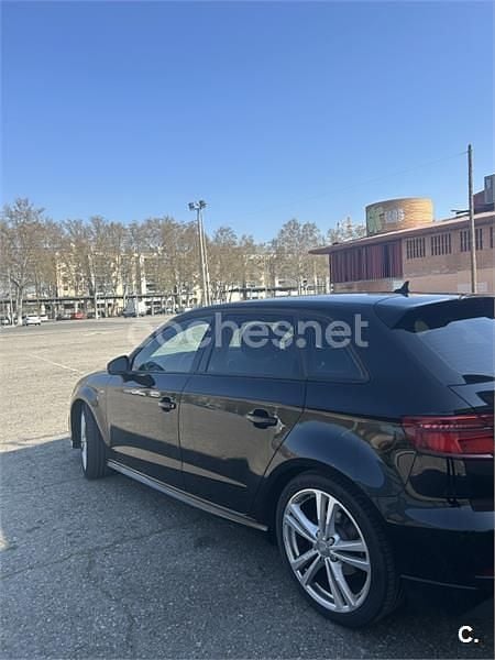 Usado Audi A3 S-Line 150 CV (110 kW) 2019 Negro Berlina