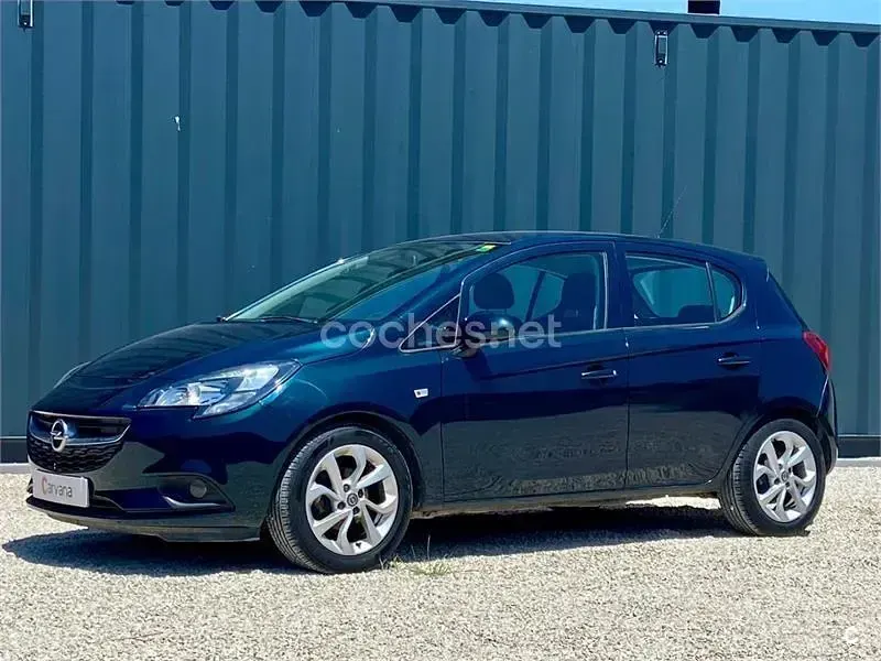 Usado Opel Corsa Selective 90 CV (66 kW) 2015 Verde Utilitario