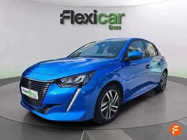 Usado Peugeot 208 Allure 100 CV (73 kW) 2020 Azul Utilitario