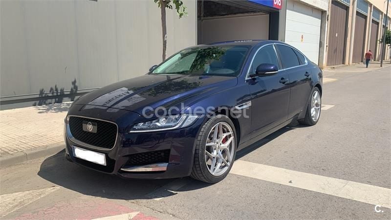 Azul Usado 2016 Jaguar XF Sportbrake Portfolio Familiar | 26.000 € - Imagen 1/4