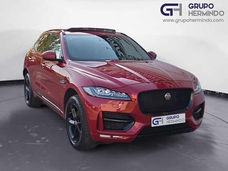 Rojo Usado 2018 Jaguar F-Pace R-Sport SUV | 23.865 € (Precio justo) - Imagen 1/4