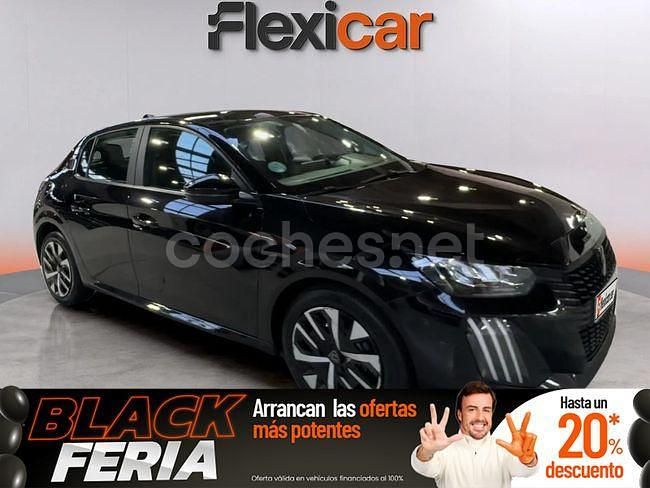 Negro Usado 2024 Peugeot 208 Active Utilitario | 14.990 € (Precio justo) - Imagen 1/4