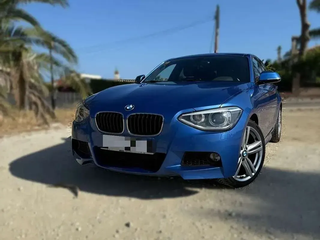Usado BMW 118 150 CV (110 kW) 2015 Azul Utilitario