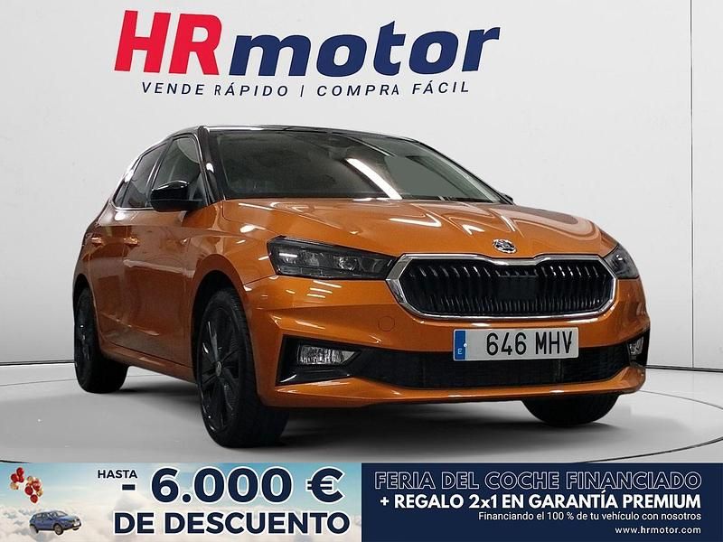 Naranja Usado 2023 Skoda Fabia Style Utilitario | 18.690 € (Precio justo) - Imagen 1/4
