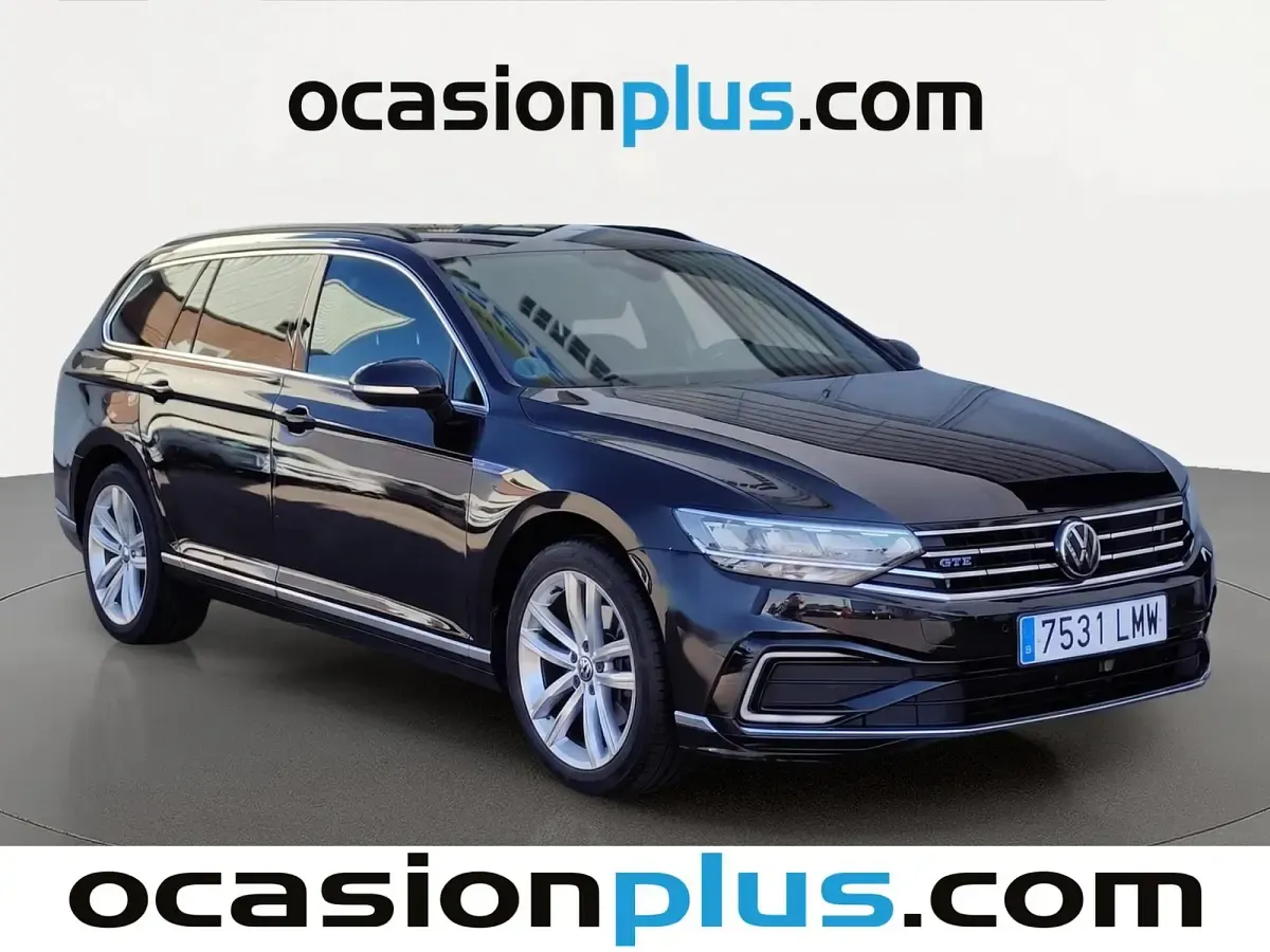 Usado VW Passat GTE 218 CV (160 kW) 2021 Negro Familiar