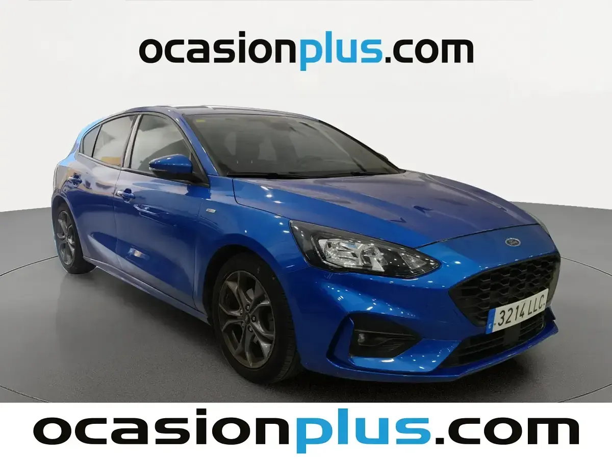 Usado Ford Focus ST-Line 120 CV (88 kW) 2020 Azul Berlina