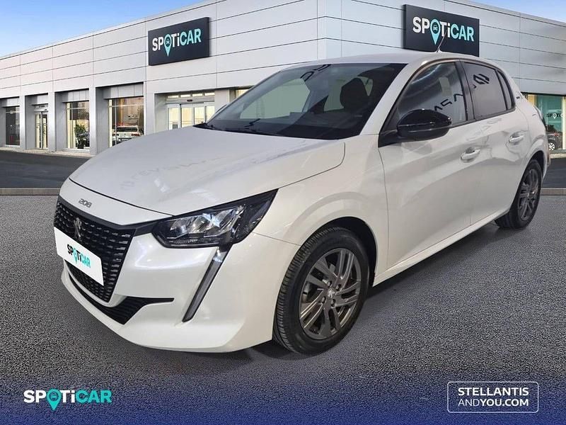 Usado Peugeot 208 Active 75 CV (55 kW) 2022 Blanco Utilitario