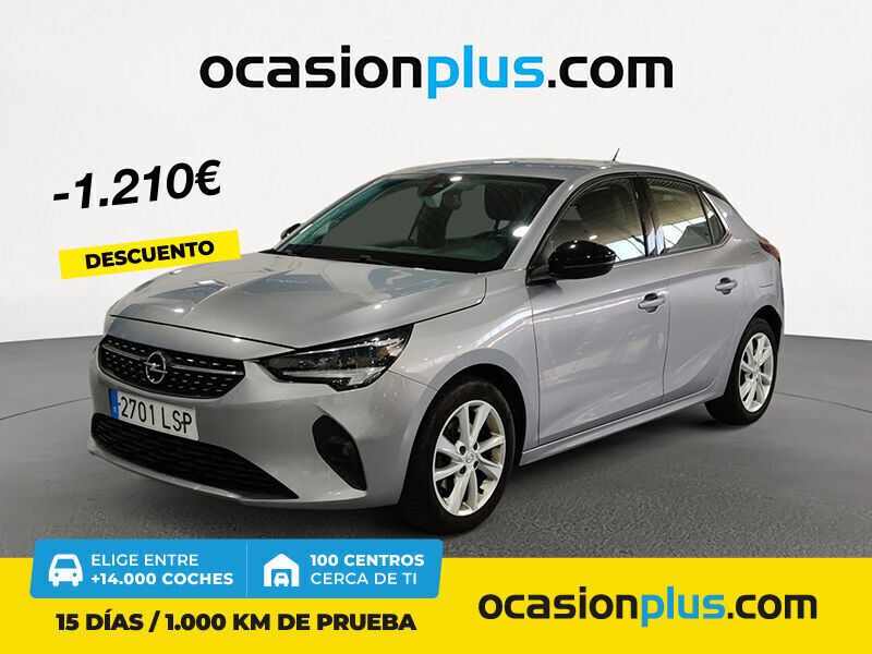 Gris Usado 2021 Opel Corsa Elegance Berlina | 13.250 € (Precio justo) - Imagen 1/4