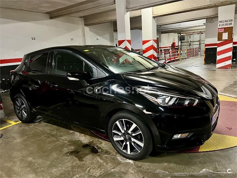 Usado Nissan Micra Acenta 71 CV (52 kW) 2018 Negro Utilitario