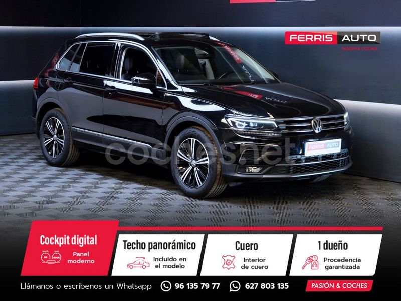 Negro Usado 2020 VW Tiguan Sportline SUV | 31.990 € (Caro) - Imagen 1/4