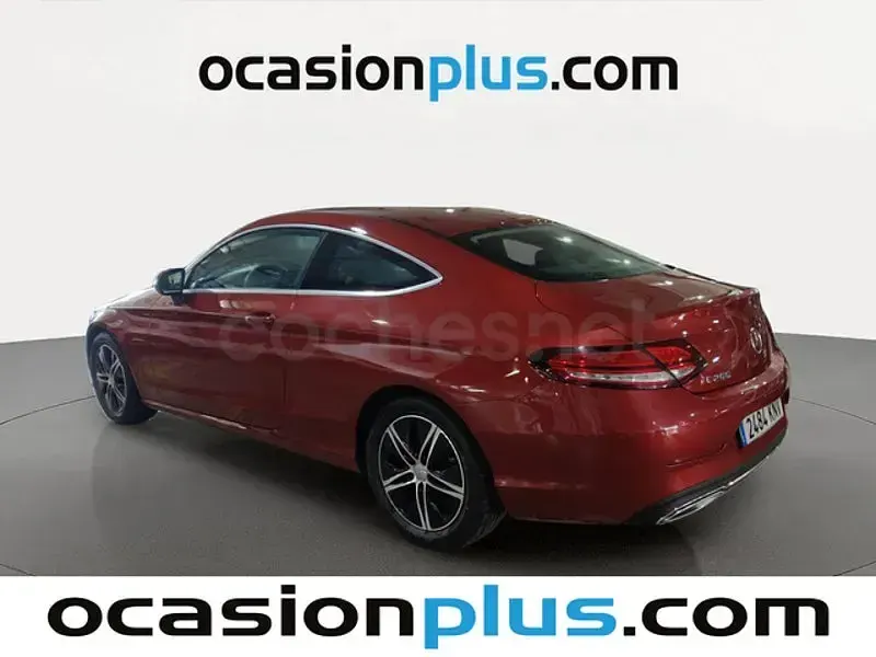 Usado Mercedes C200 184 CV (135 kW) 2018 Rojo Coupe