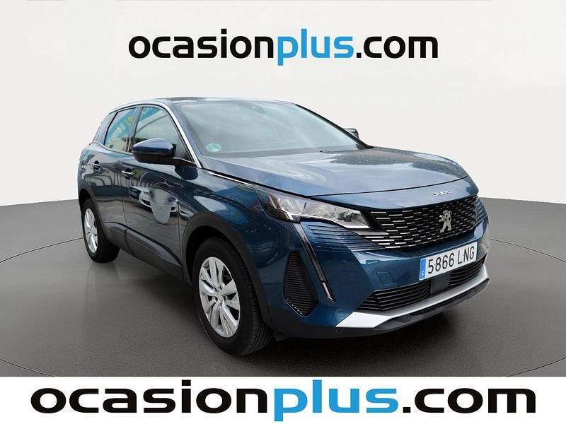 Usado Peugeot 3008 Active 130 CV (95 kW) 2021 Azul SUV