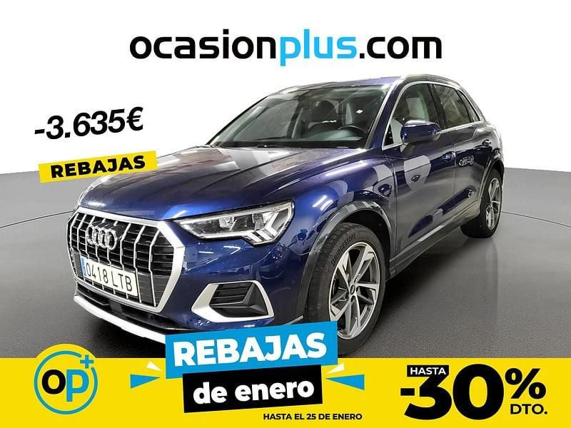 Azul Usado 2021 Audi Q3 Advanced Plus SUV | 28.990 € (Precio justo) - Imagen 1/4