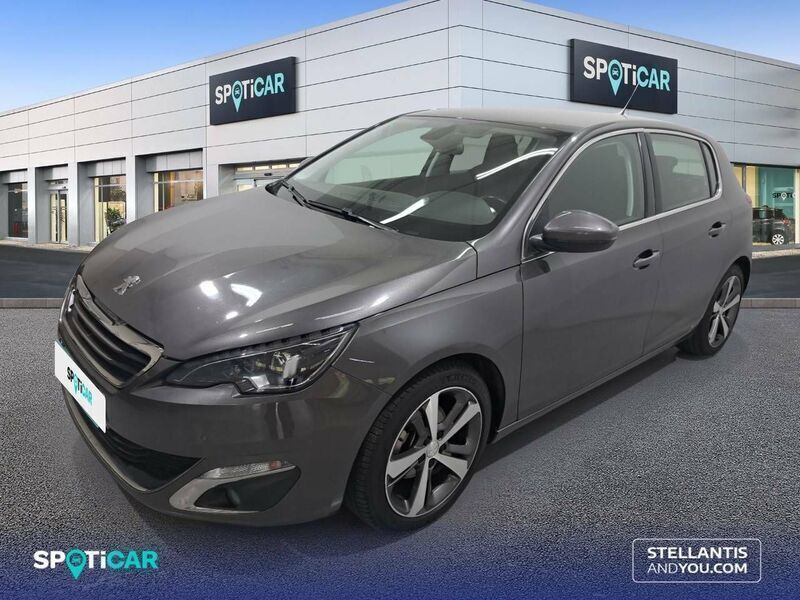 Usado Peugeot 308 Allure 130 CV (95 kW) 2017 Gris Utilitario