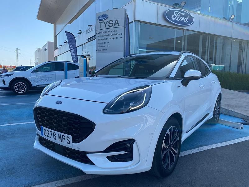 Blanco Usado 2024 Ford Puma ST-Line SUV | 22.495 € (Un poco caro) - Imagen 1/4
