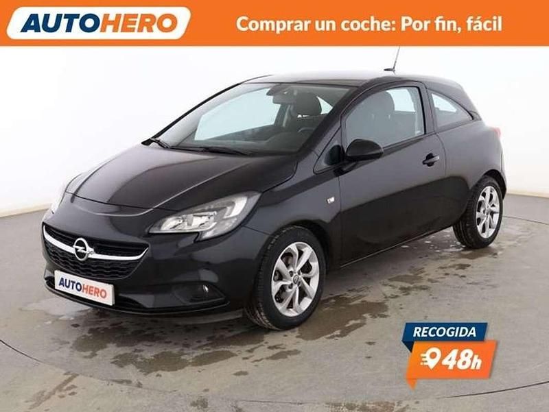 Usado Opel Corsa Selective 90 CV (66 kW) 2016 Negro Utilitario