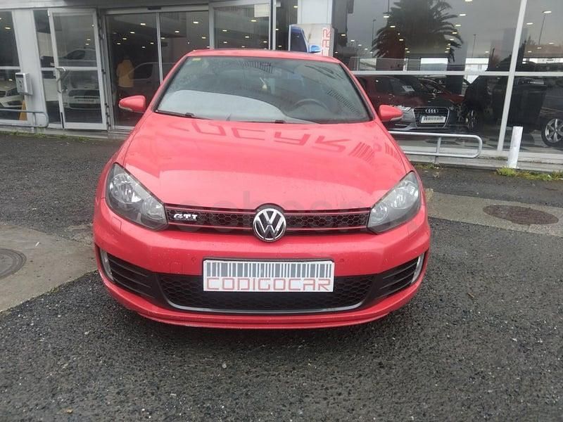 Usado VW Golf VI GTI 210 CV (154 kW) 2009 Rojo Utilitario