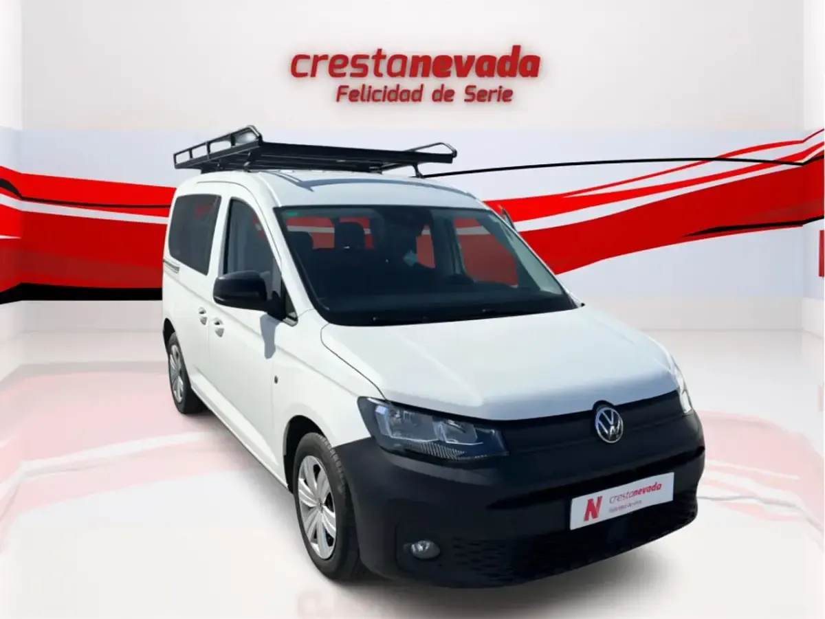 Usado VW Caddy 122 CV (89 kW) 2021 Blanco Monovolumen