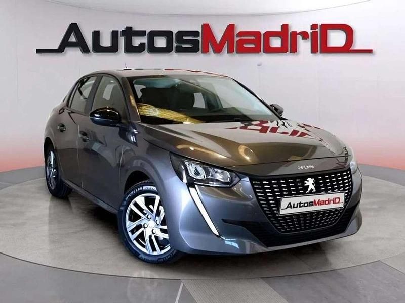 Usado Peugeot 208 Active 102 CV (75 kW) 2021 Gris Utilitario