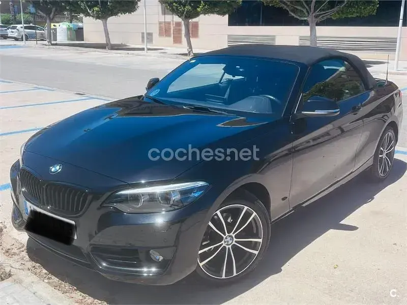 Usado BMW 218 Comfort Edition 136 CV (100 kW) 2019 Negro Descapotable