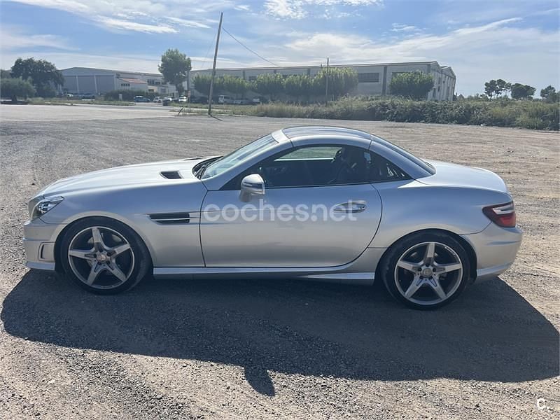 Gris / plata Usado 2011 Mercedes SLK200 Descapotable | 20.000 € (Precio justo) - Imagen 1/4