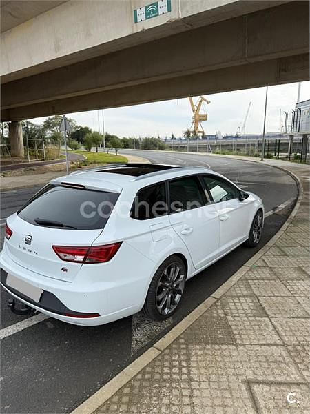 Usado Seat Leon ST FR 184 CV (135 kW) 2016 Blanco Familiar