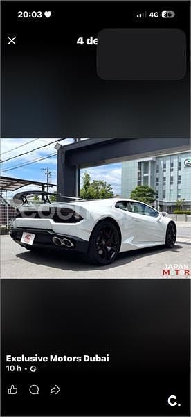 Usado Lamborghini Huracán 610 CV (448 kW) 2016 Blanco Coupe