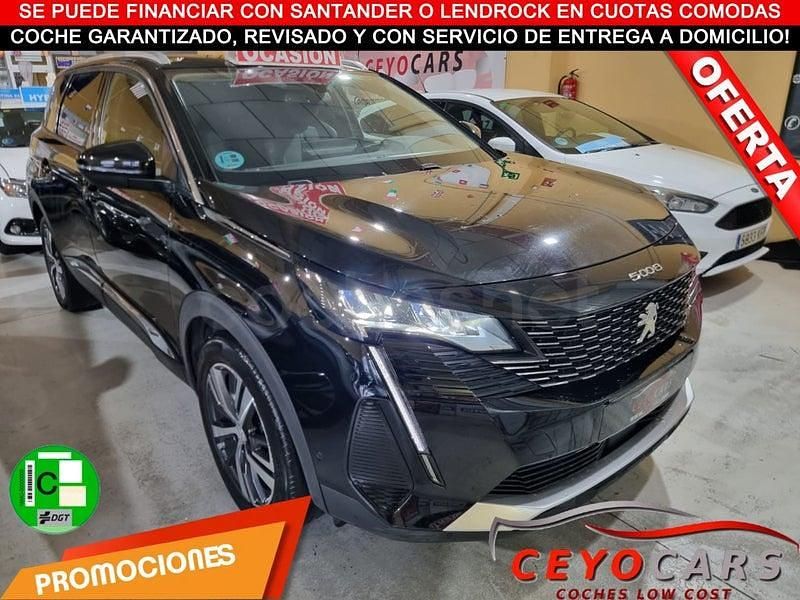 Usado Peugeot 5008 Allure 130 CV (95 kW) 2021 Negro SUV