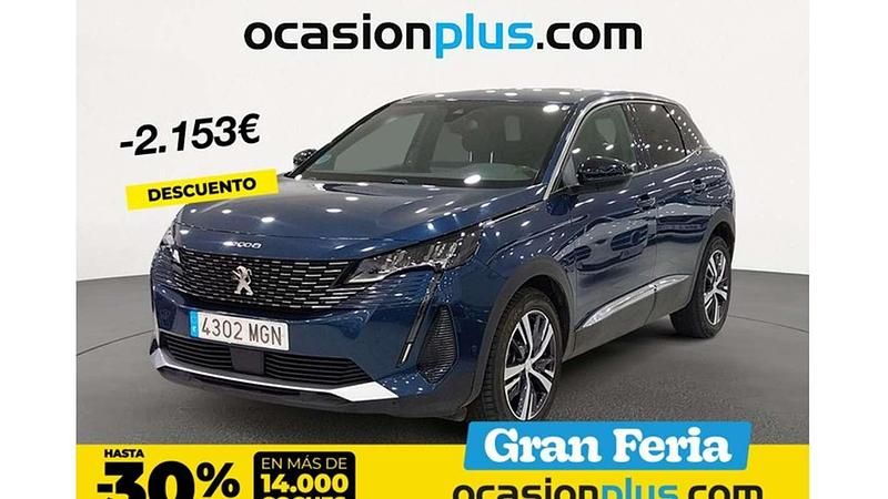 Azul Usado 2023 Peugeot 3008 Allure Monovolumen | 16.436 € (Precio justo) - Imagen 1/4