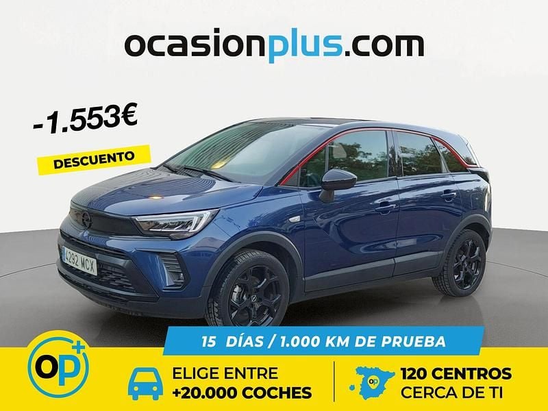 Usado Opel Crossland X GS Line 110 CV (80 kW) 2022 Azul SUV