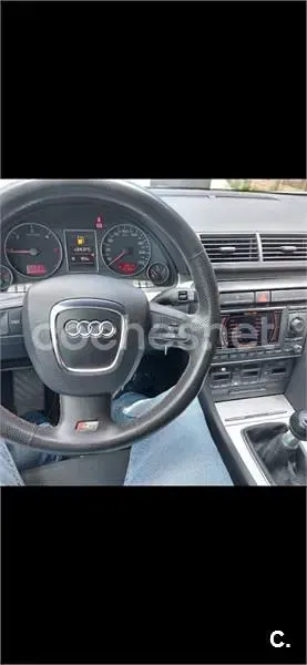 Usado Audi A4 S-Line 140 CV (102 kW) 2008 Azul Familiar