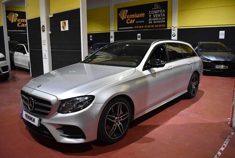 Plateado Usado 2018 Mercedes E200 Familiar | 21.490 € (Un poco caro) - Imagen 1/4