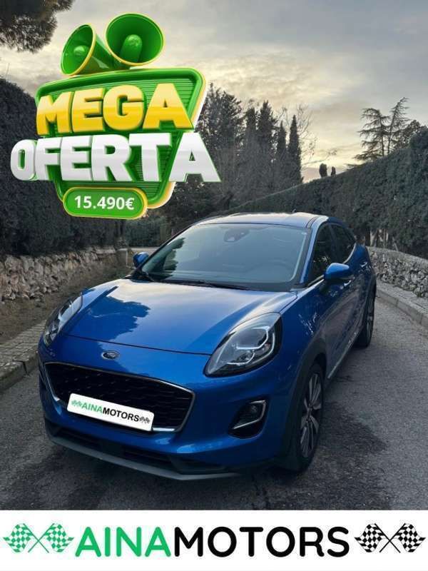 Azul Usado 2021 Ford Puma Titanium X SUV | 13.990 € (Super precio) - Imagen 1/4