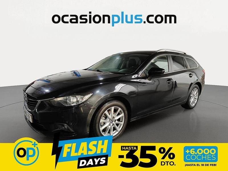 Negro Usado 2014 Mazda 6 Style+ Familiar | 11.790 € (Precio justo) - Imagen 1/4