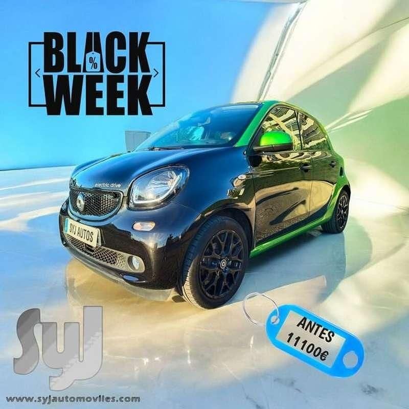 Usado Smart ForFour Electric Drive 60 kW (82 CV) 2018 Negro Utilitario